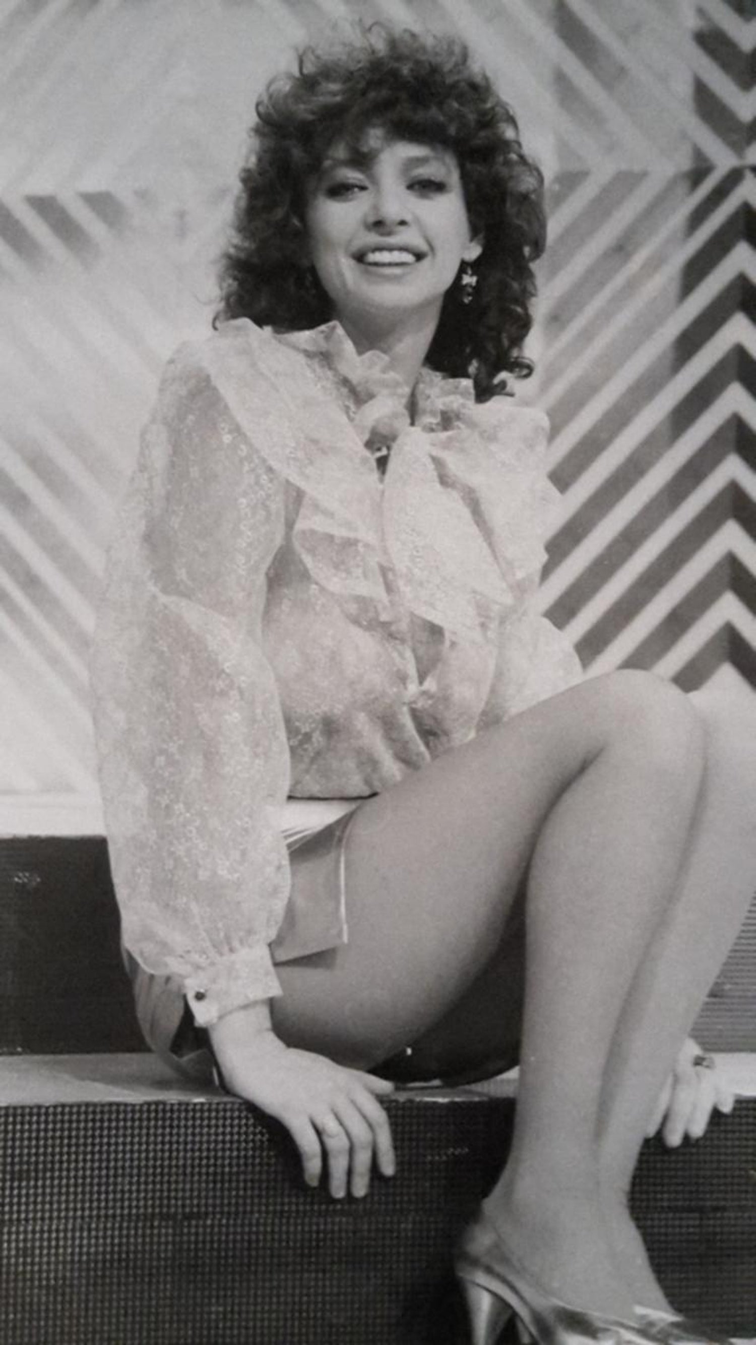 Vintage Print Silver Gelatin Signed Photograph Brazilian Actress Sonia Braga