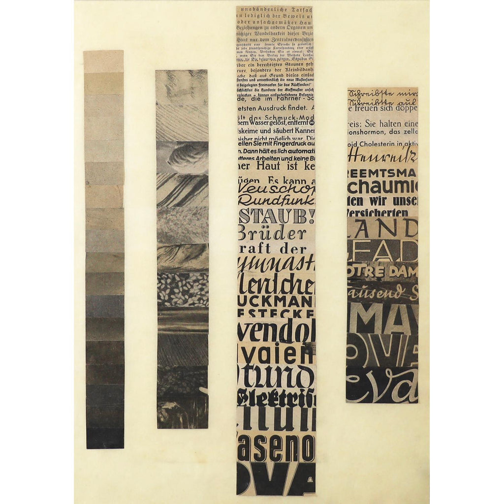 Original Guggenheim Museum Exhibited Jiri Kolar Collage Tower of Babel