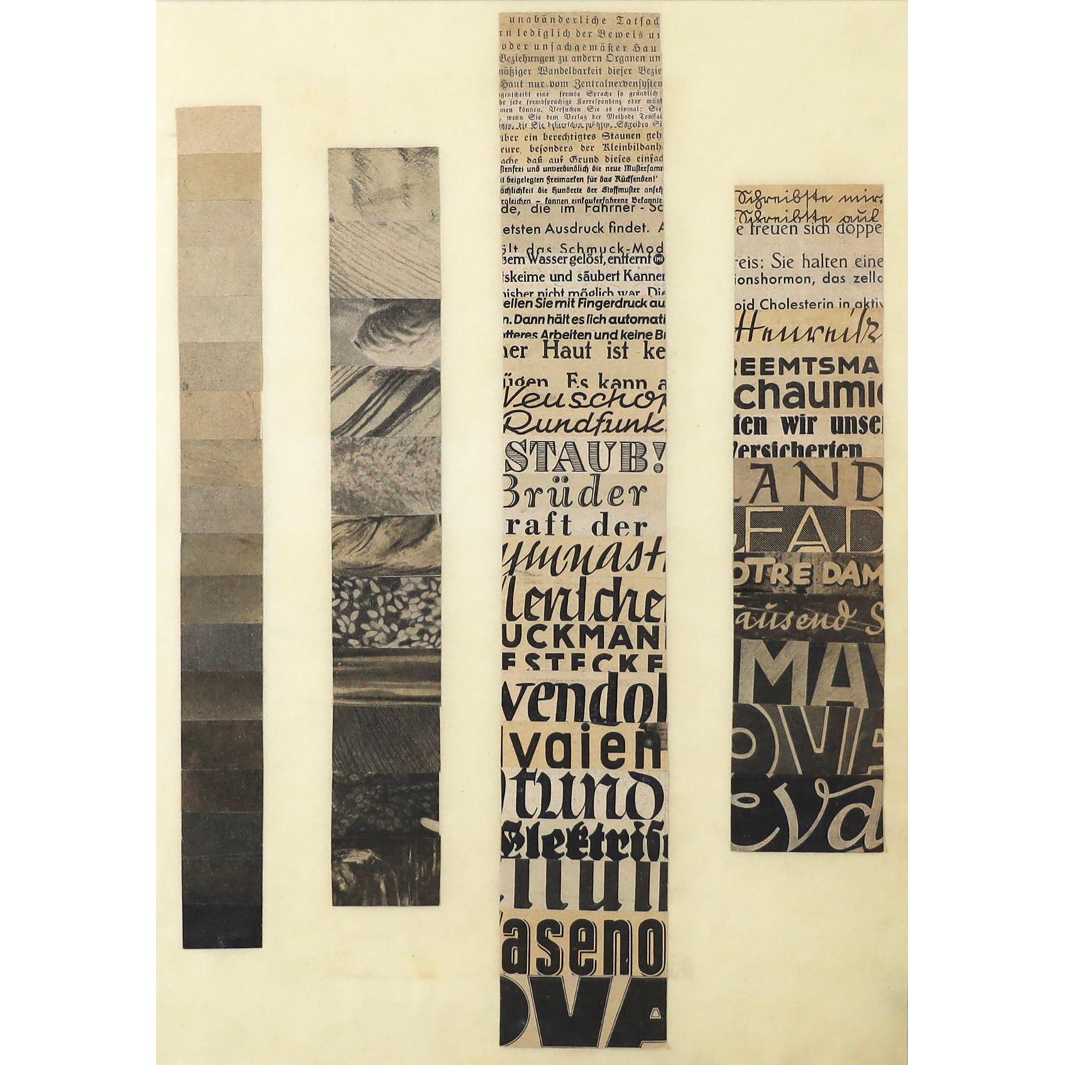 Original Guggenheim Museum Exhibited Jiri Kolar Collage Tower of Babel