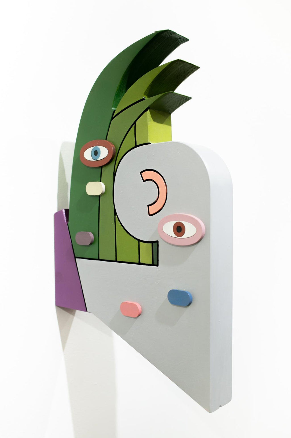 Post Modernist Color Pop Art Sculpture Memphis Milano Peter Shire LA Metal Art