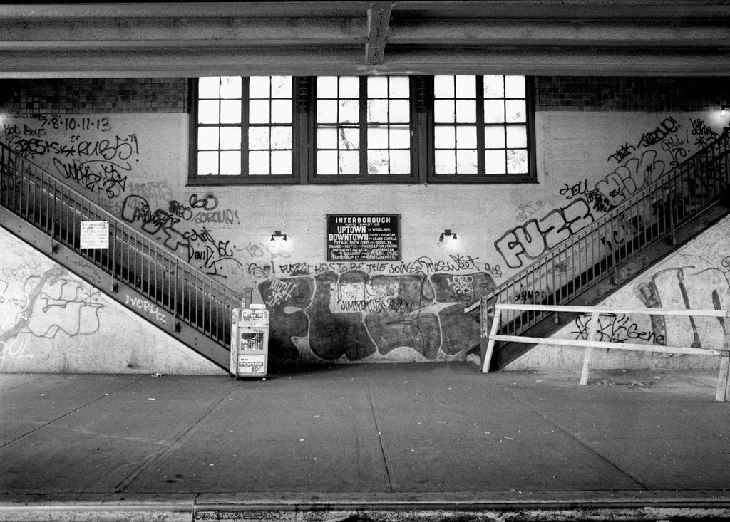 Graffiti Art Photograph Silkscreen Print Subway Station NYC 1970s Pop Art