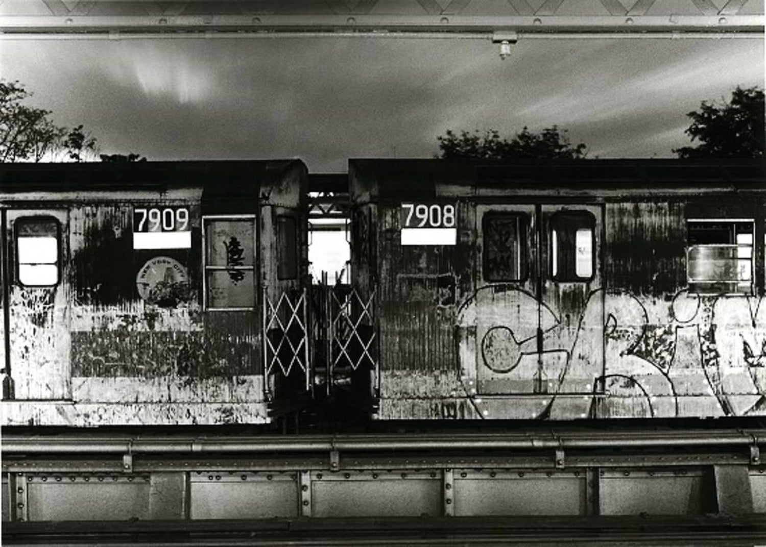 Graffiti Art Photograph Silkscreen Print Truck New York City 1970s Pop Art