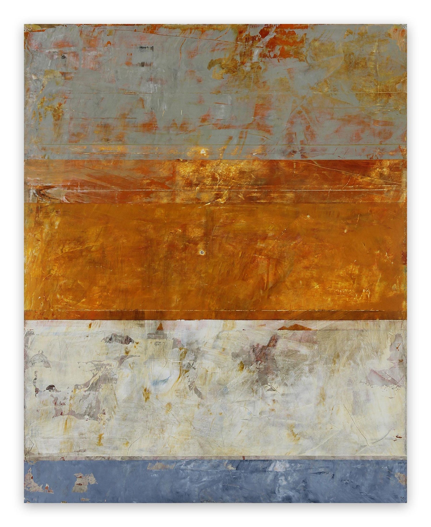 Large Modernist Painting Contemporary Abstract Art Paul Aho, Palm Beach, Florida