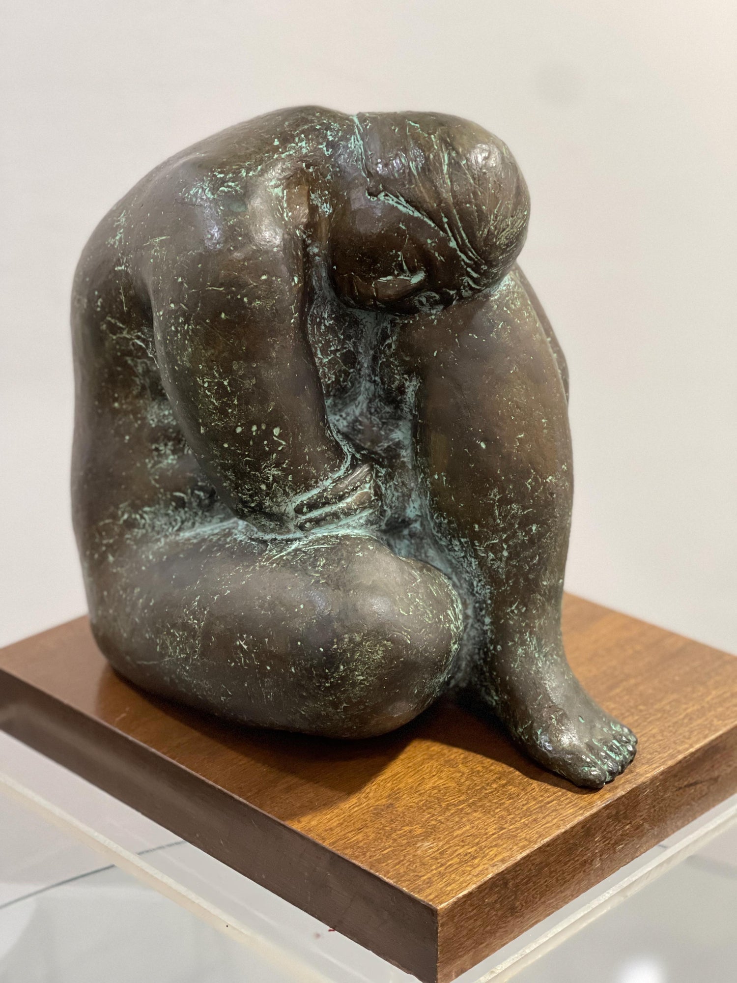 Bronze Female Nude Sculpture Modernist, WPA, New York Chelsea Hotel Artist