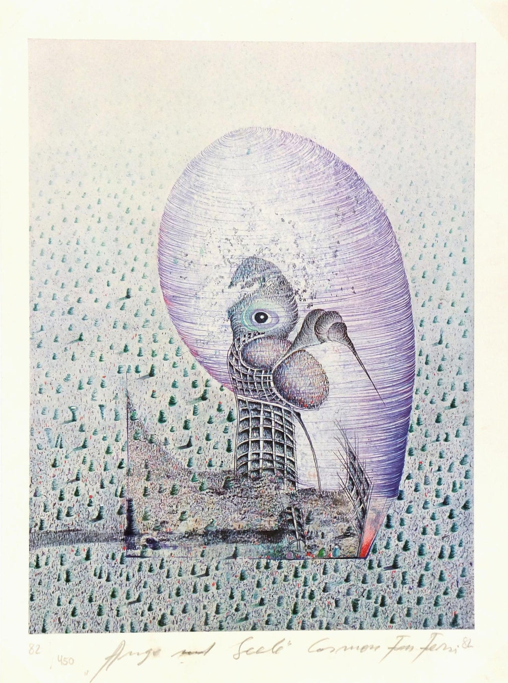 Digital Iris Print "Theatres of the Body " Pencil Signed w Initials ed. of 15