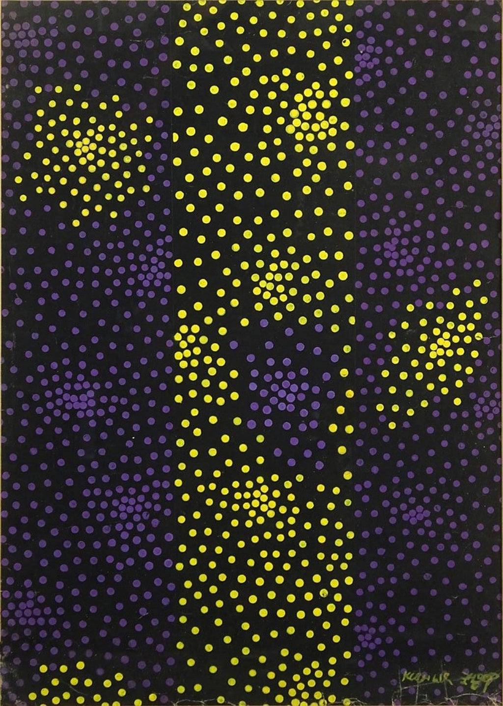 Abstract Composition Tempera Painting Russian Soviet Avant Garde Ksenia Ender