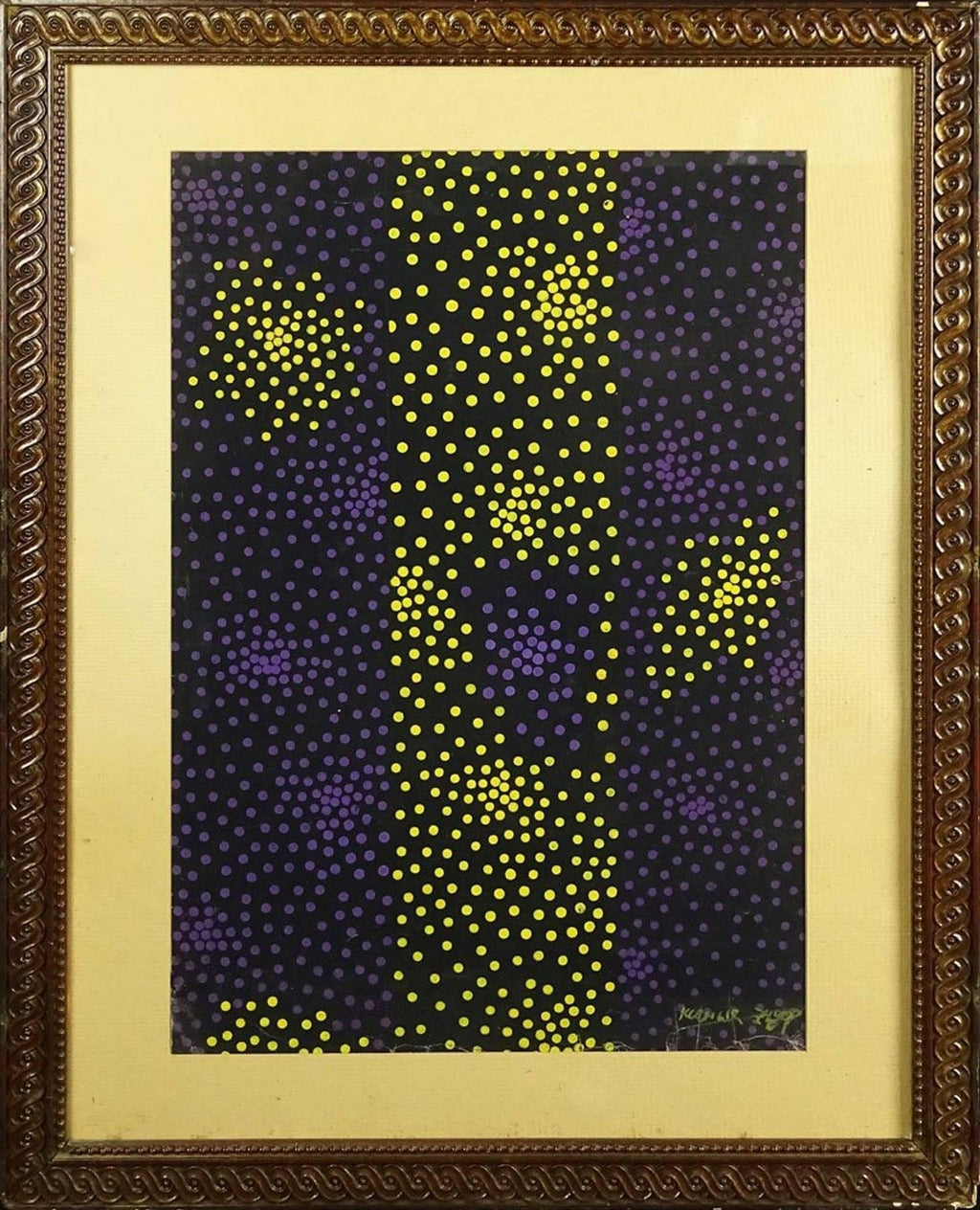 Abstract Composition Tempera Painting Russian Soviet Avant Garde Ksenia Ender
