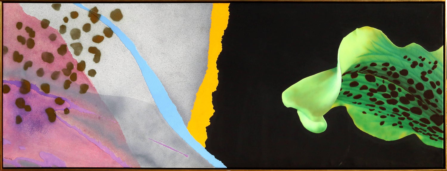 Bold Graphic Illustration Pop Art Image of Large Truck, Orignal Alkyd Painting