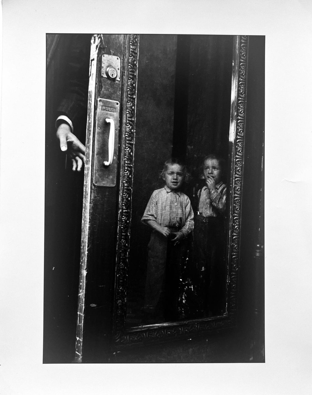 Dans le Quartier Hongrois de Mea Shearim, Jerusalem Vintage Silver Gelatin Print