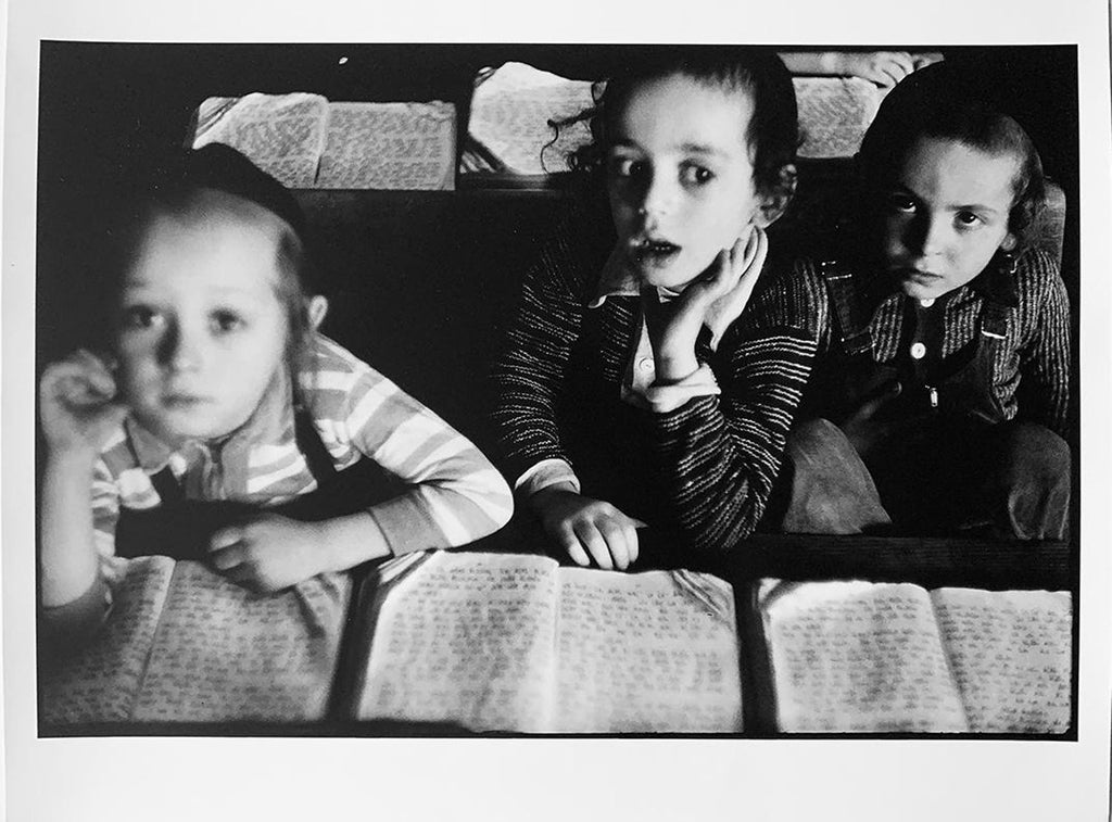 Dans le Quartier Hongrois de Mea Shearim, Jerusalem Vintage Silver Gelatin Print