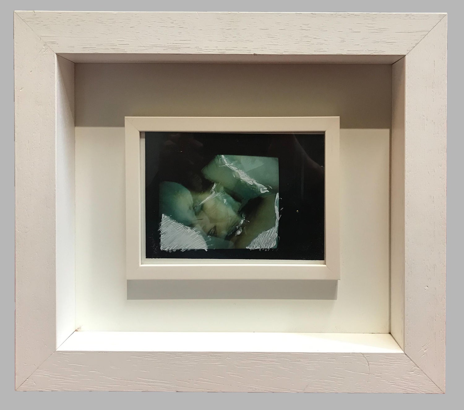 Shravan Belagola, India, 1992, Photo Prints on Cardboard, Collage, Mirror Insets