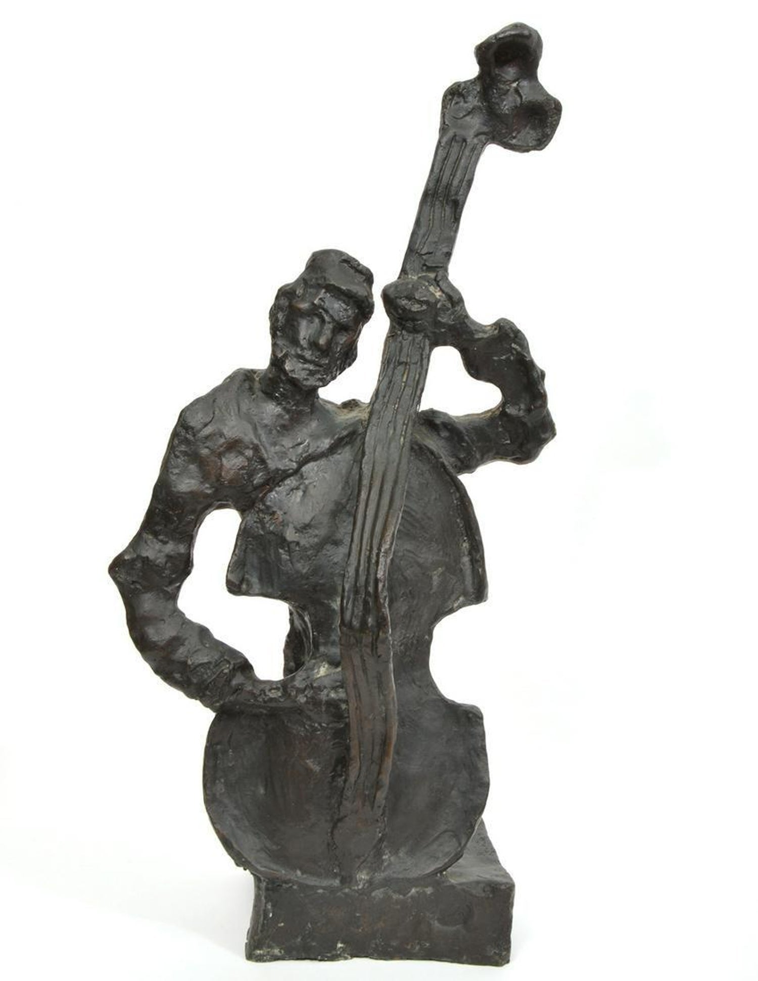 Judaica Bronze Sculpture "Rabbi" Figure Jewish American Boston Figural Modernist