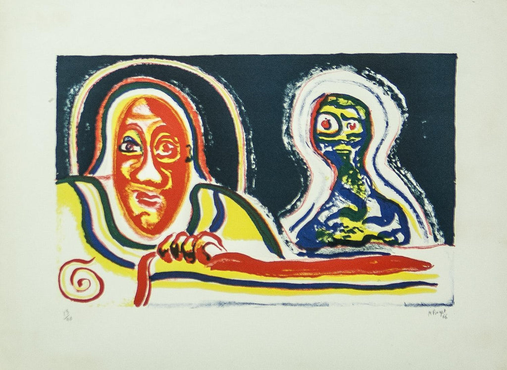Lithuanian French Artist Arbit Blatas Lithograph Fernand Leger School of Paris
