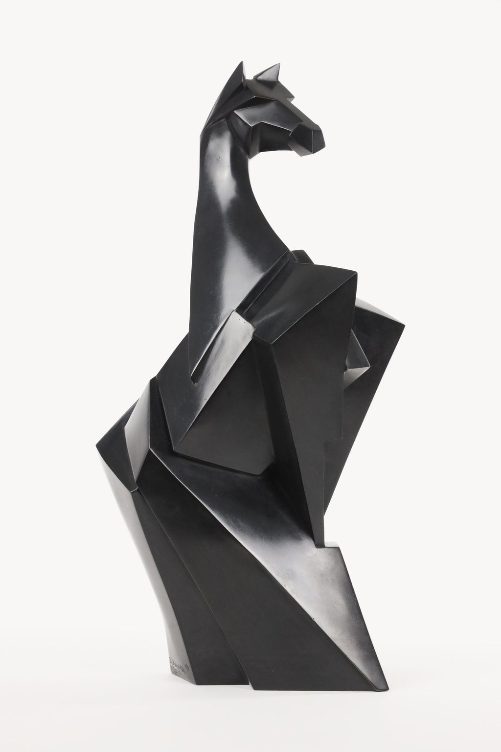 Polish Modernist Man ANTEATER Bronze Expressionist  Art Sculpture