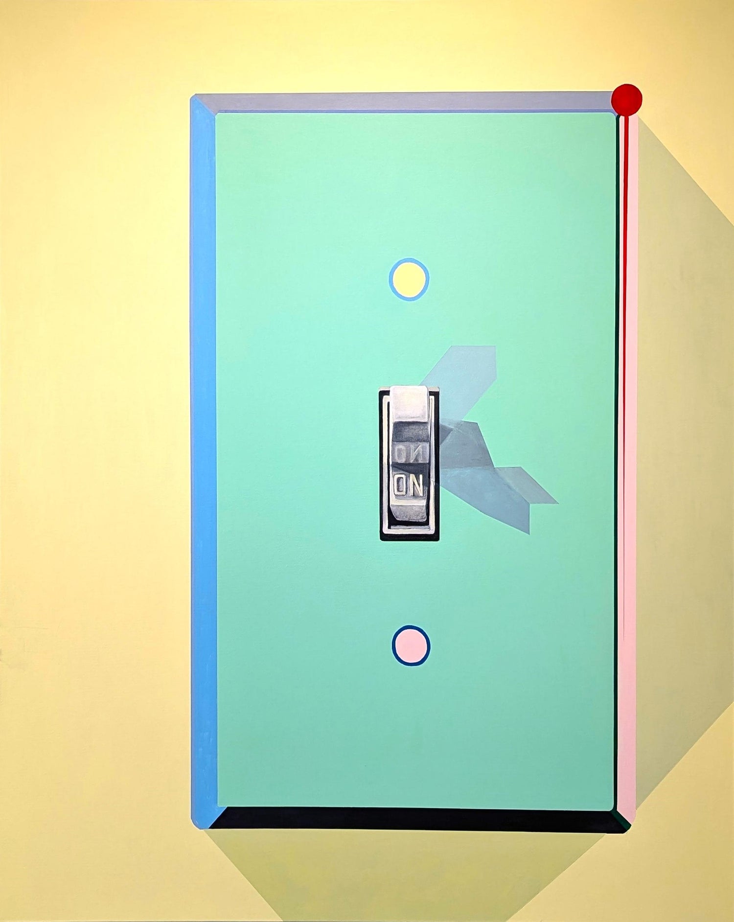 Dart Machine Oil Can Large Format Photo 24X20 Color Photograph Beach House, RI