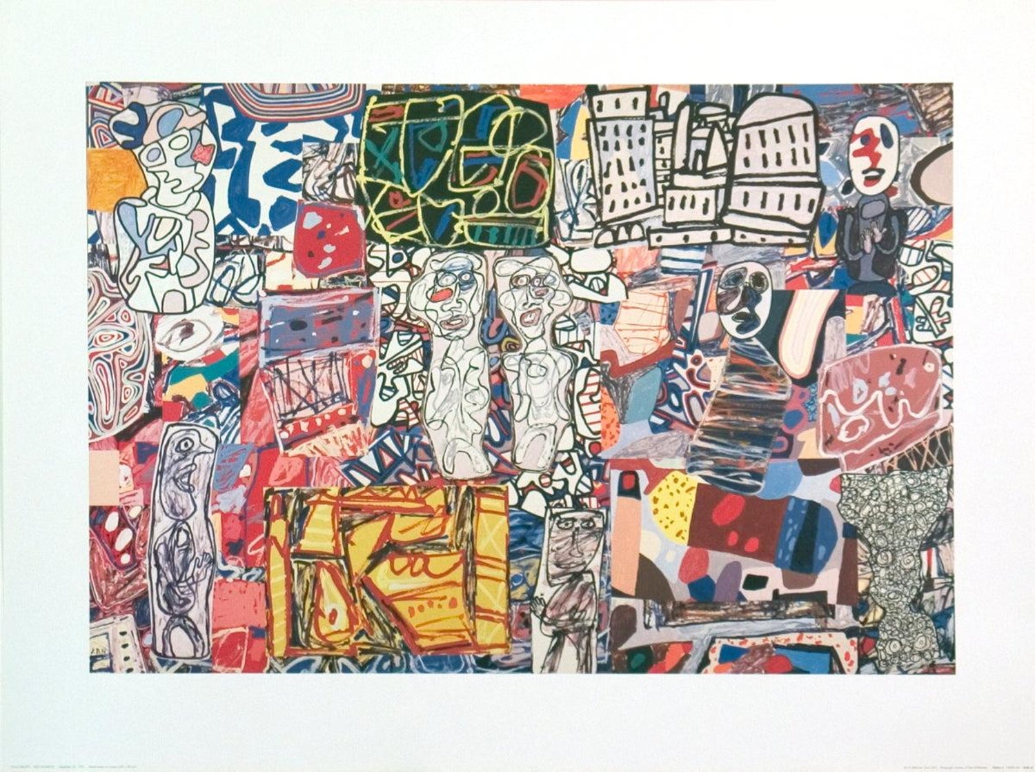 Original Vintage Poster Jean Dubuffet Gallery Exhibition Galerie Beyeler Basel