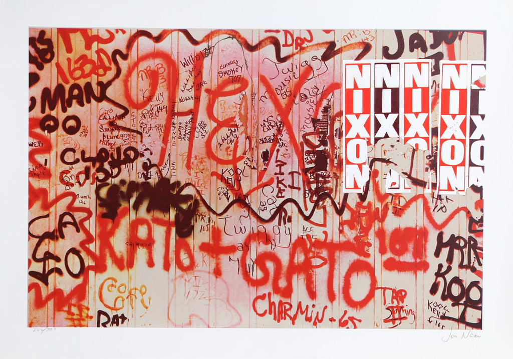 Graffiti Art Photograph Silkscreen Print Park New York City 1970s Pop Art