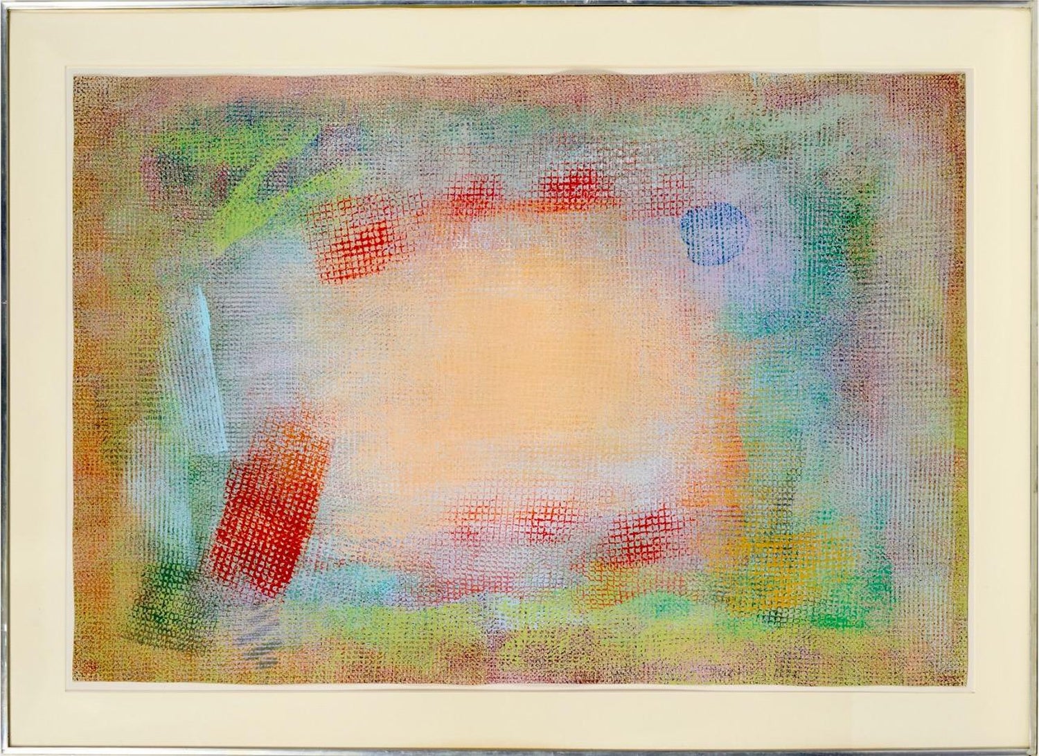 Large 1960s Abstract Lithograph Field Mouse II Robert Natkin