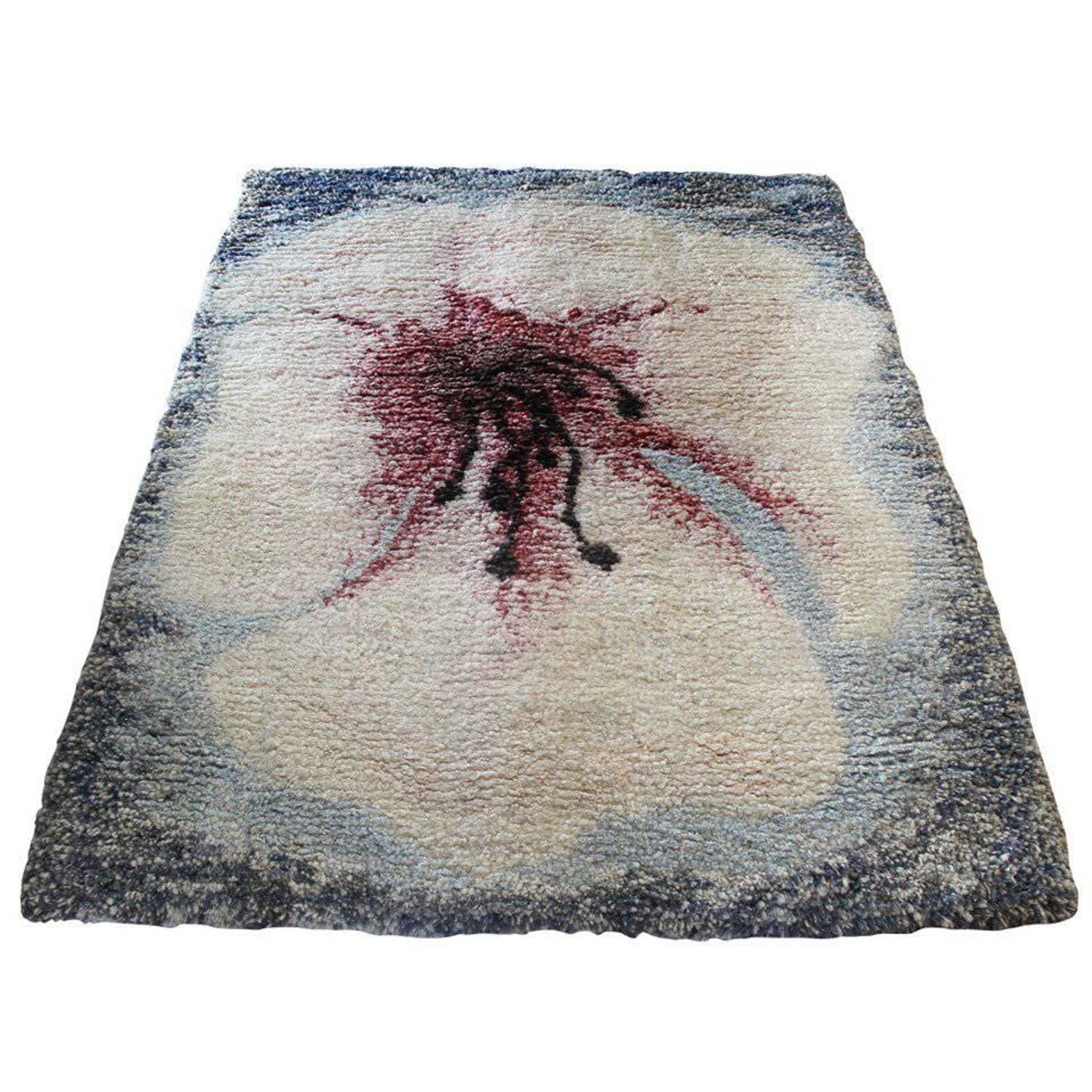 Sterling Ruby American Flag Denim Chianti Flag Tapestry Wall Hanging Pop Art