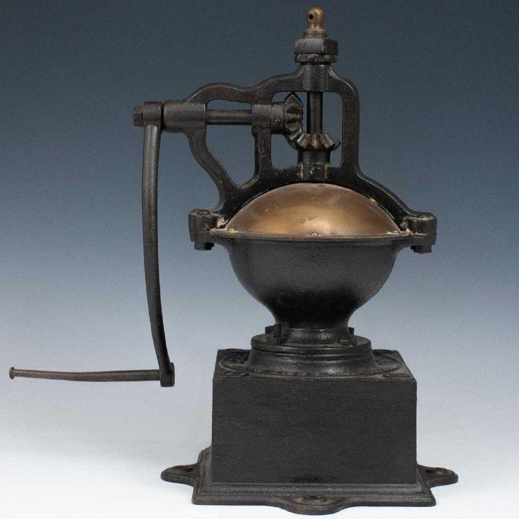 Antique, 19th C. Peugeot Frères Brevetés French Coffee Grinder Table Sculpture