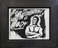 Rare Unique Oil Painting Silkscreen of Fabio Pop Art 80s Icon