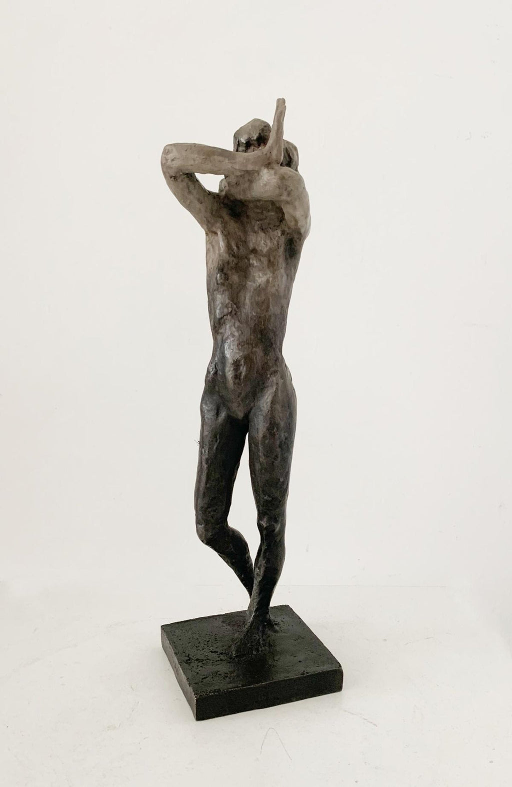 Marc Sijan Hyperrealist Contemporary Plaster Sculpture Woman and Champagne Glass