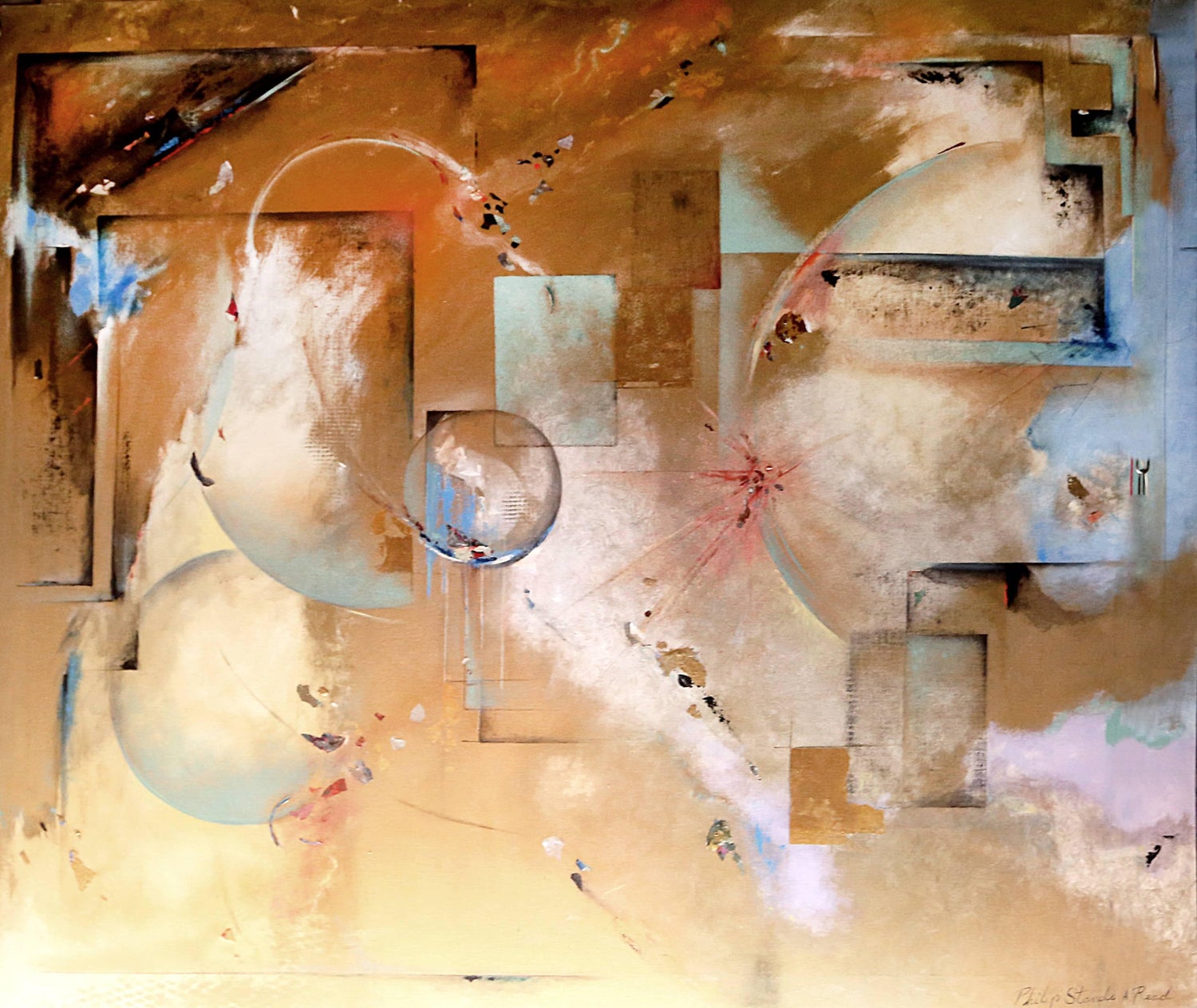Exceptional Monumental David Shapiro Abstract Expressionist Painting