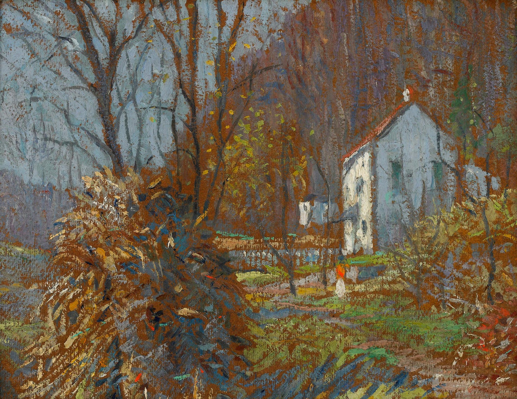 Family of Farmers by the Barn