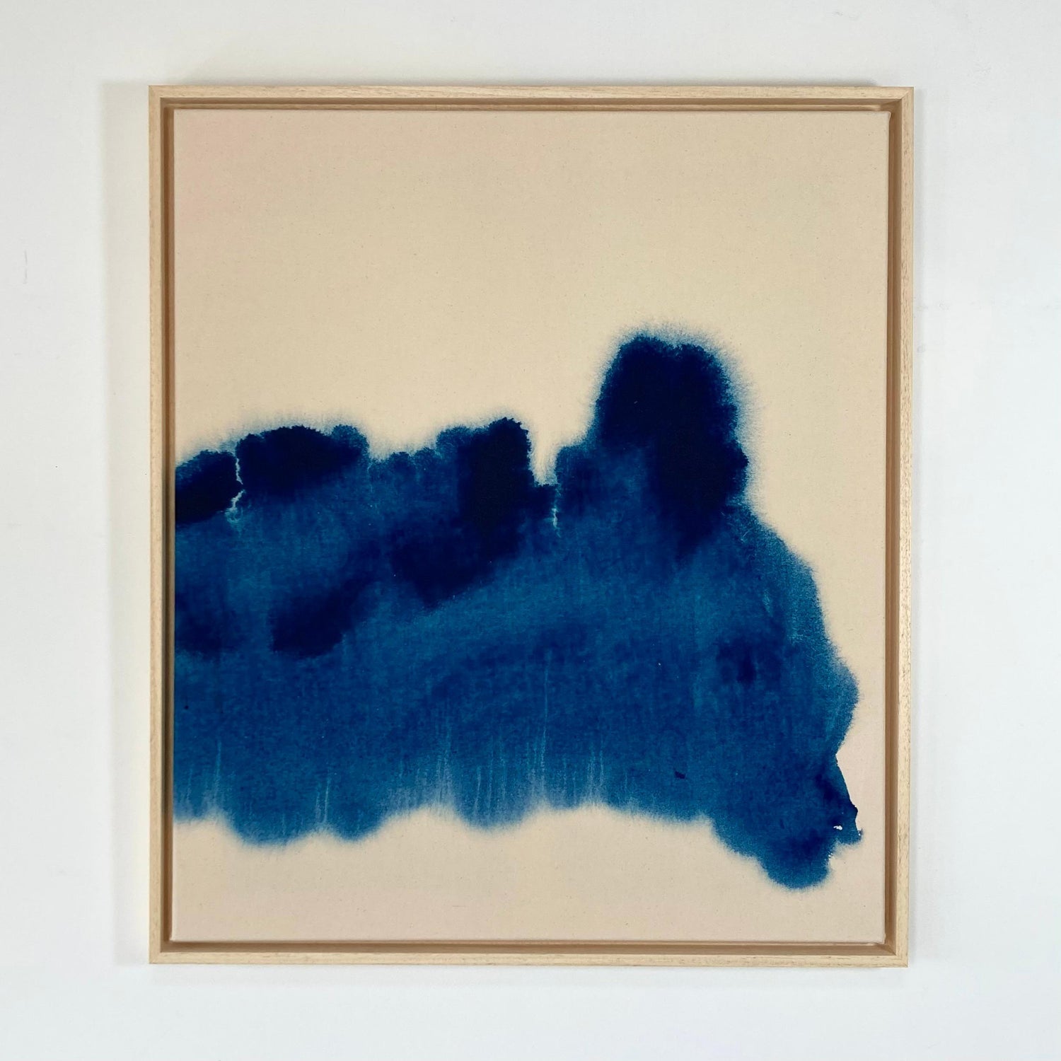 Abstract Mod Blue Painting, Black & White Photograph Conor Mccreedy