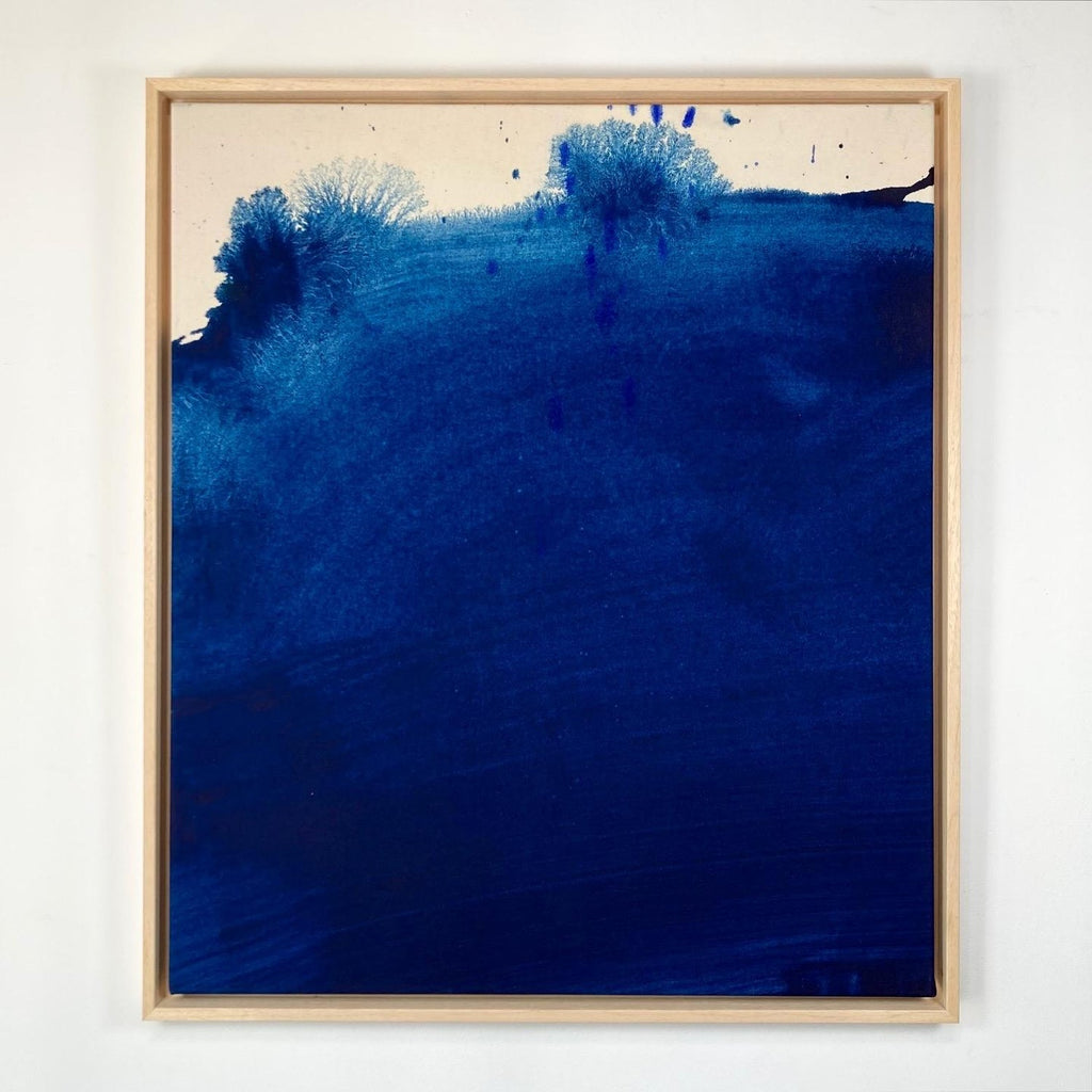Abstract Mod Blue Painting, Black & White Photograph Conor Mccreedy