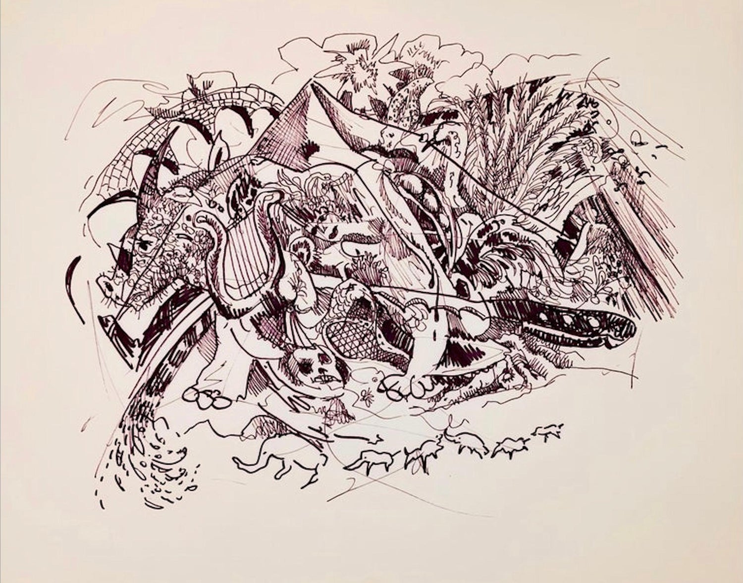Digital Iris Print "Schizmo Genesis" Pencil Signed with Initials edition of 15