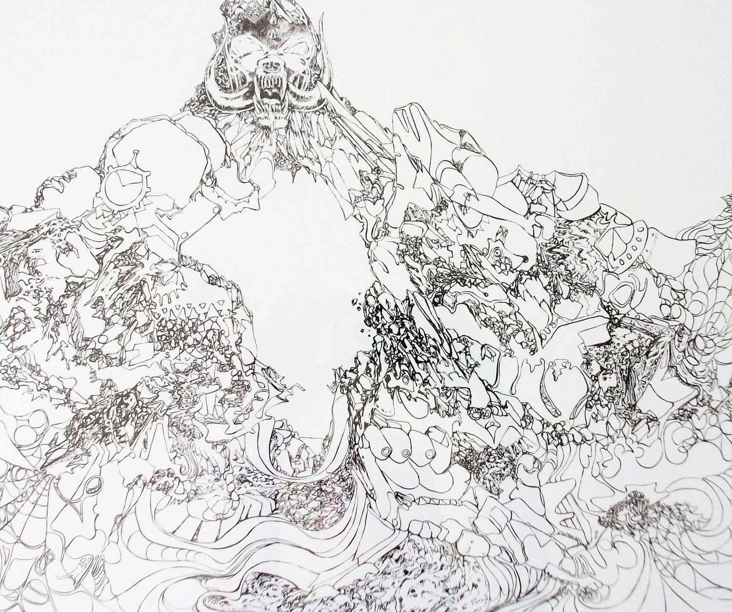 Contemporary Asian Cartoon Fantasy Art Mixed Media Drawing Tang Wei Hsu Anime