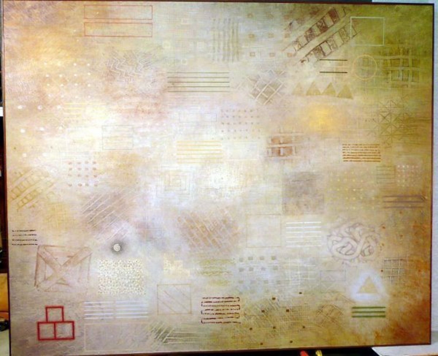 Exceptional Monumental David Shapiro Abstract Expressionist Painting