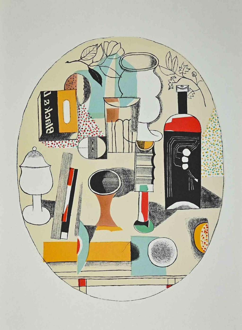 Still Life with German Master Pop Art Serigraph Hand Signed