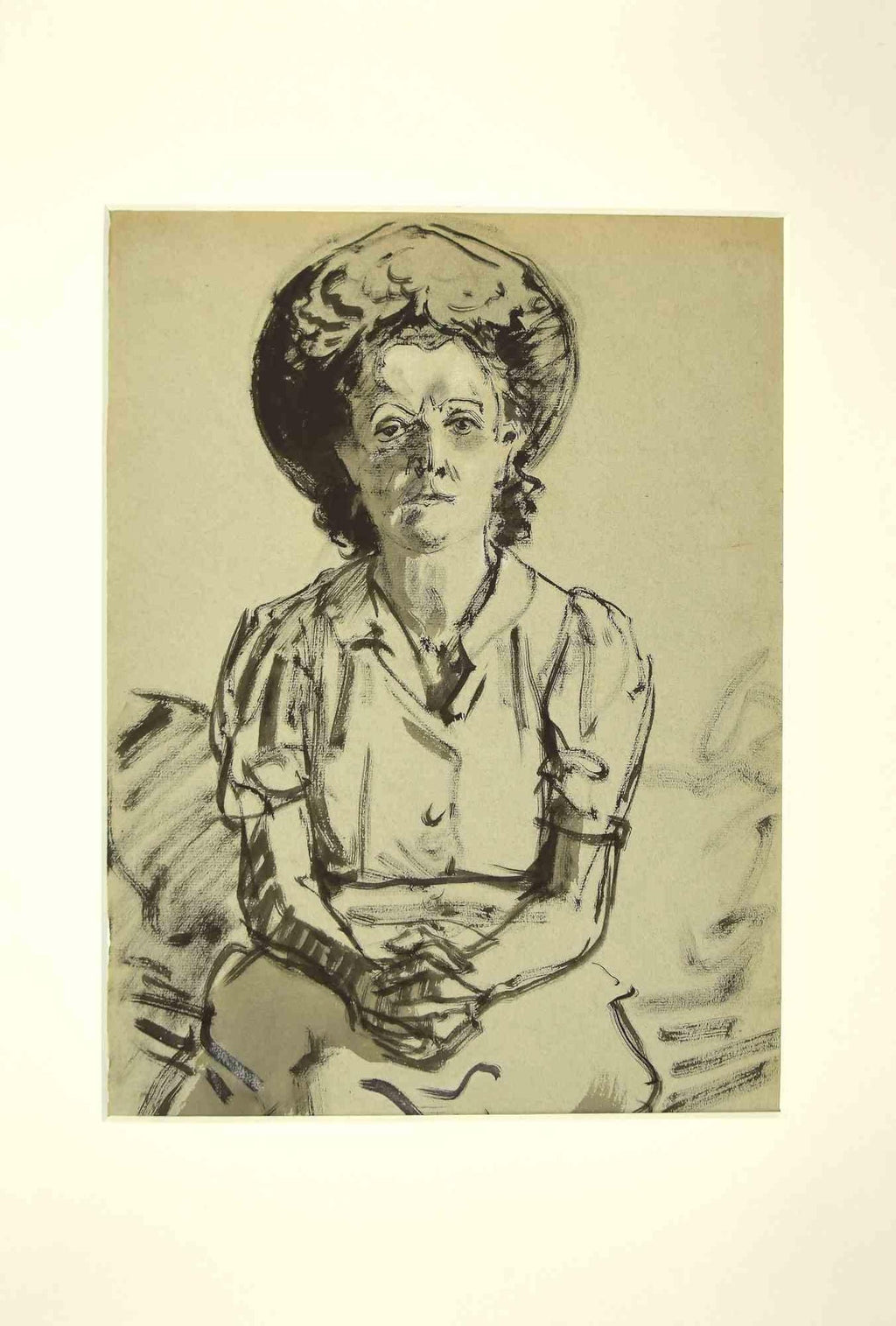 Still Life with Vera as Raphael Original Drawing