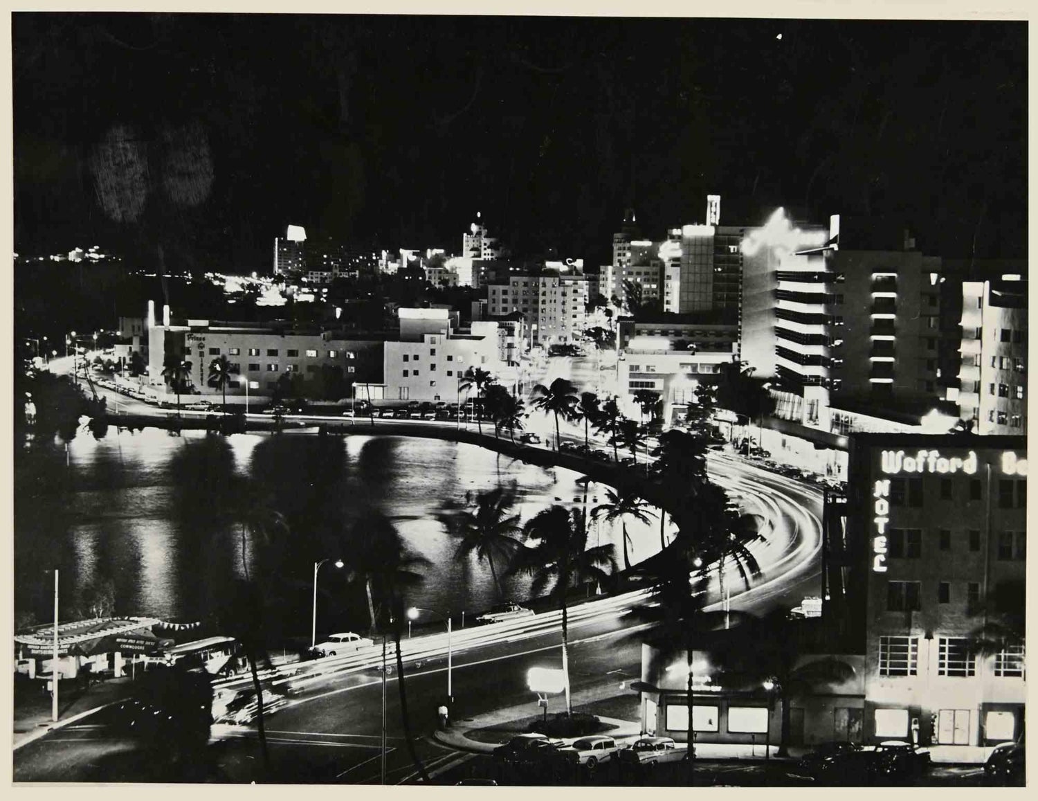1980s Collins Av Lisa Klausner South Beach Photograph Print Miami Beach Art Deco