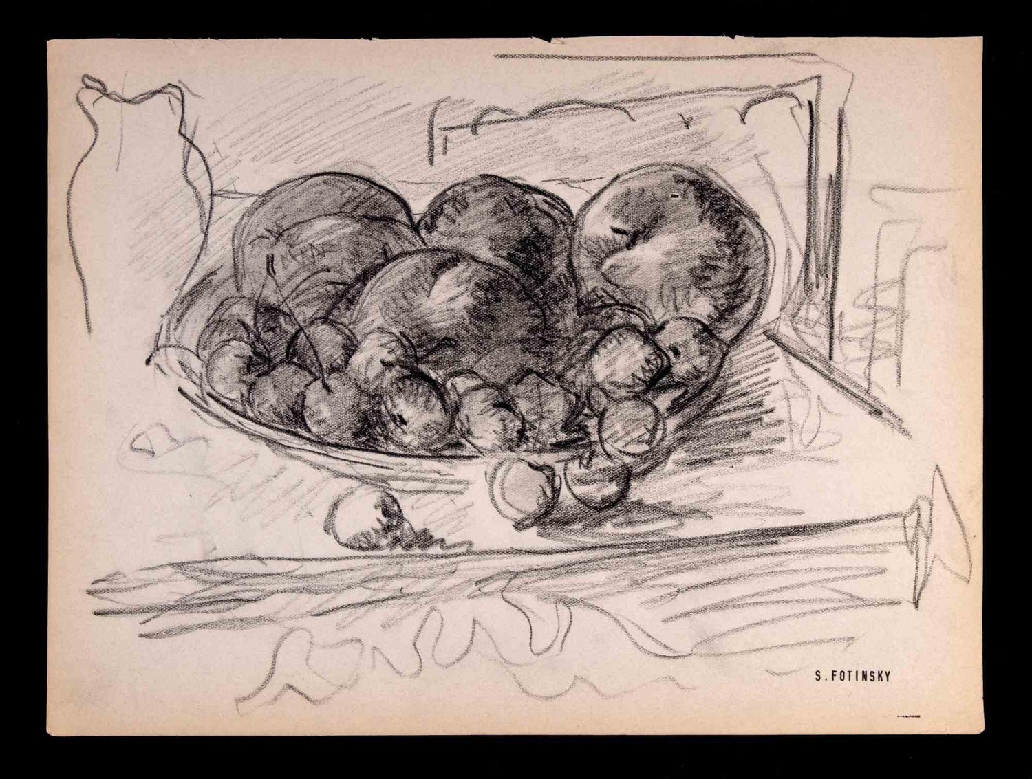 Still Life with Vera as Raphael Original Drawing