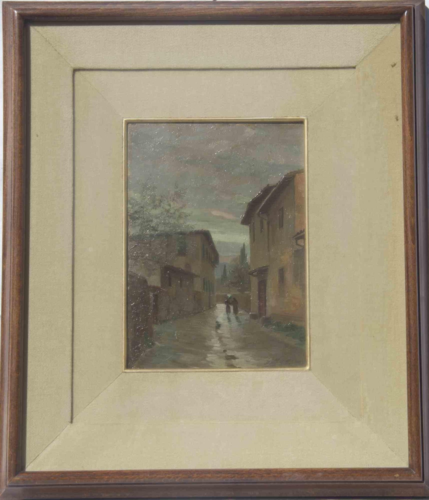 Oil Painting Italian Cityscape Rome Architecture Tonino Antonio Caputo