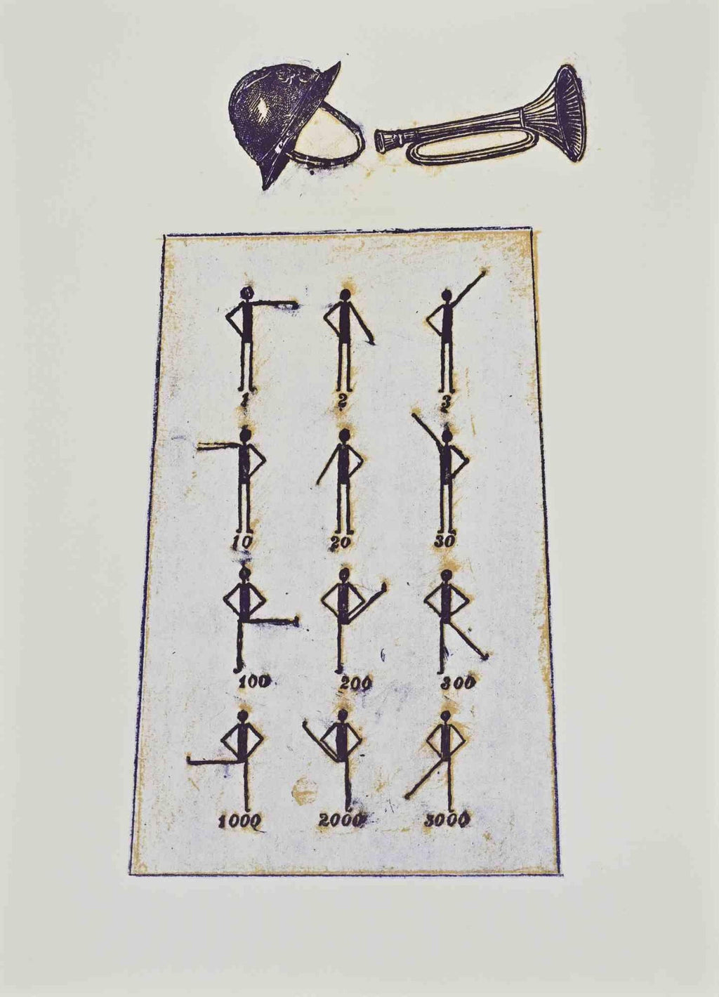 Max Ernst Dada Surrealist Hand Signed Lithograph Poster for a Jewish Museum