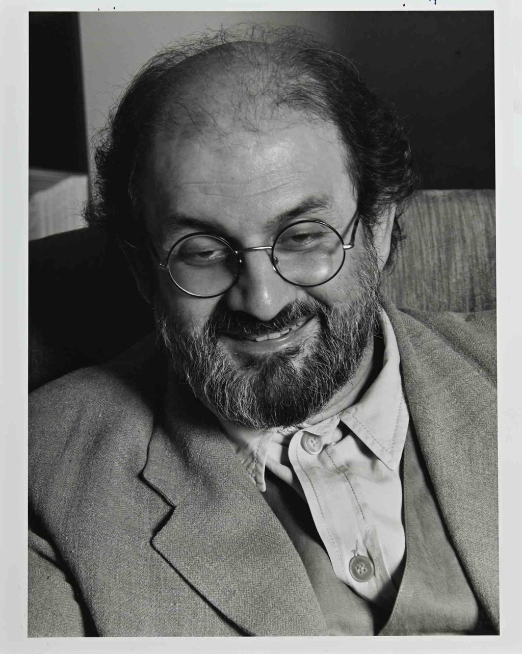 Vintage Print Silver Gelatin Signed Photograph Poet Allen Ginsberg Howl Photo