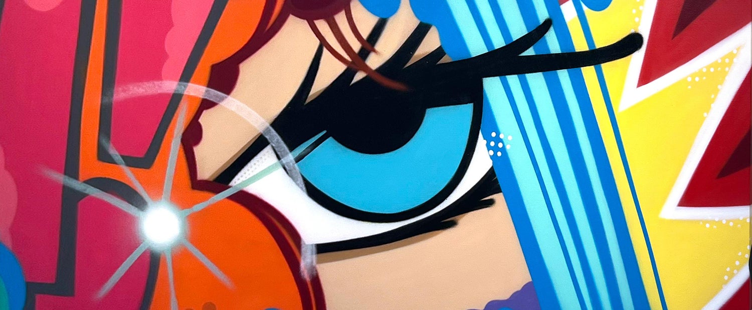 Miami Graffiti Legend Ahol Sniffs Glue Large Spray Painting on Doors Sculpture