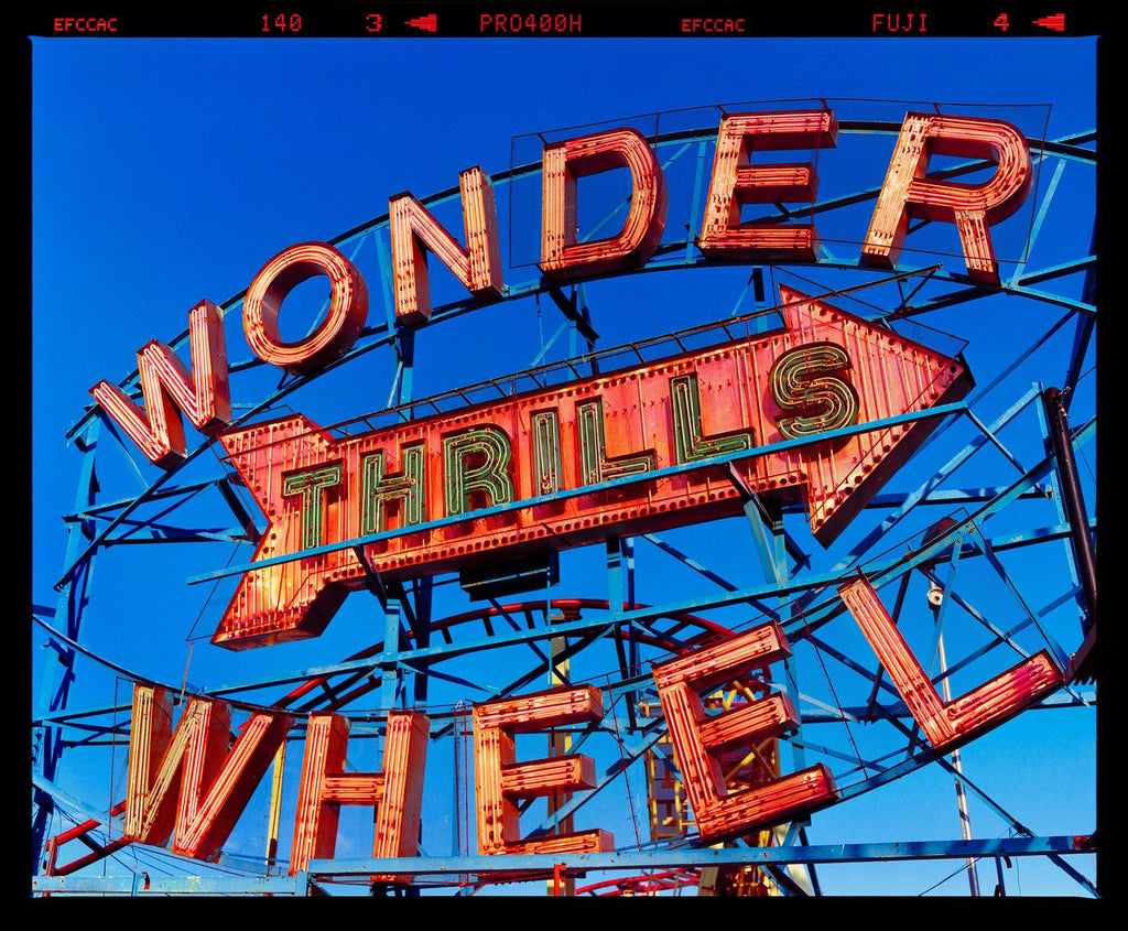 Location Proposal Iris Print Ed. 12 Hand Signed Cyclone Racer (Coney Island, NY)