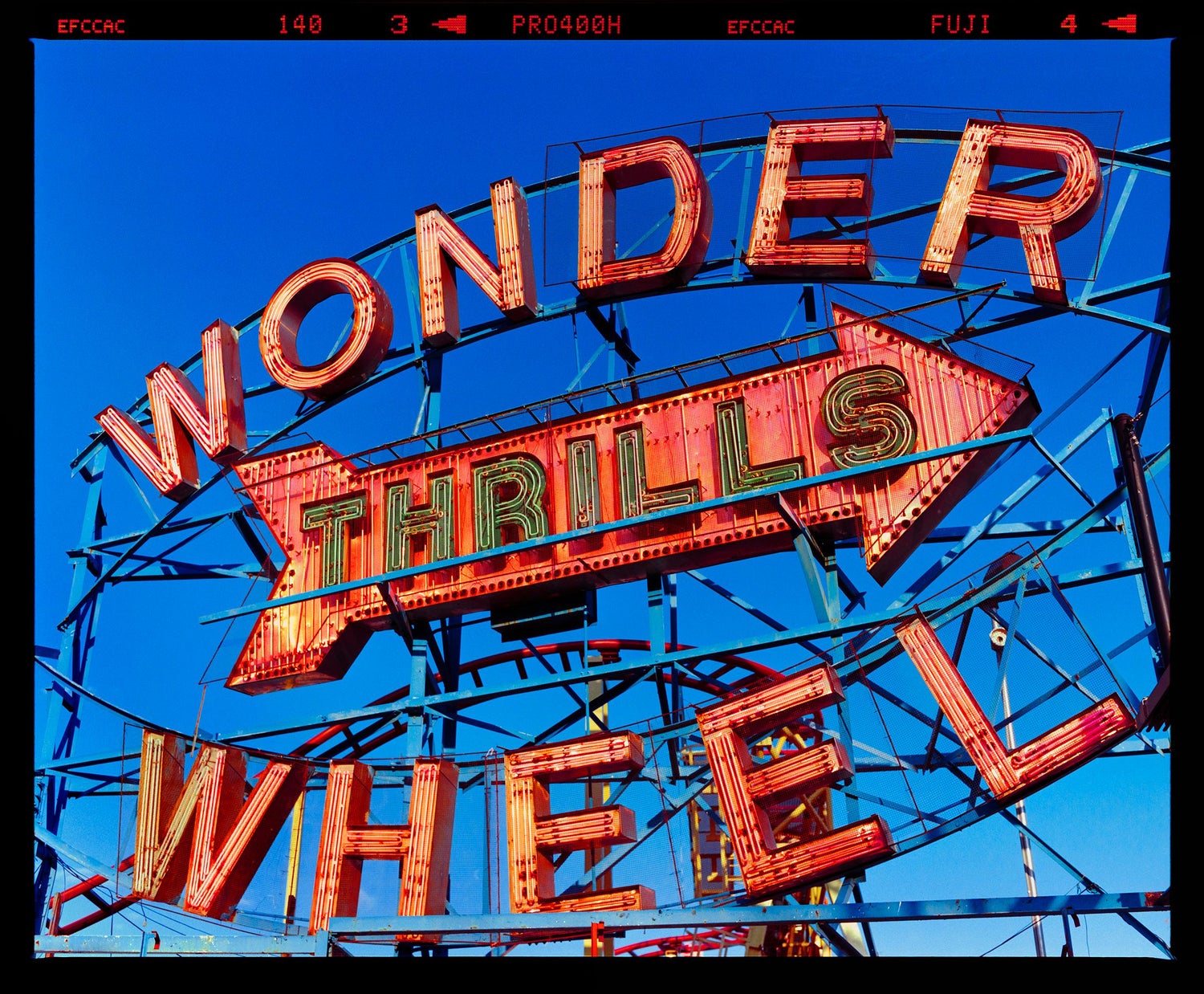 Location Proposal Iris Print Ed. 12 Hand Signed Cyclone Racer (Coney Island, NY)