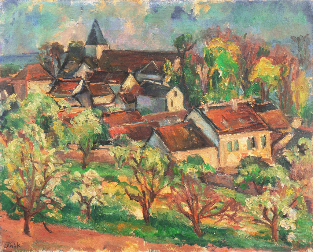 Oil Painting Israeli Landscape Theresa Bernstein Ashcan Realism