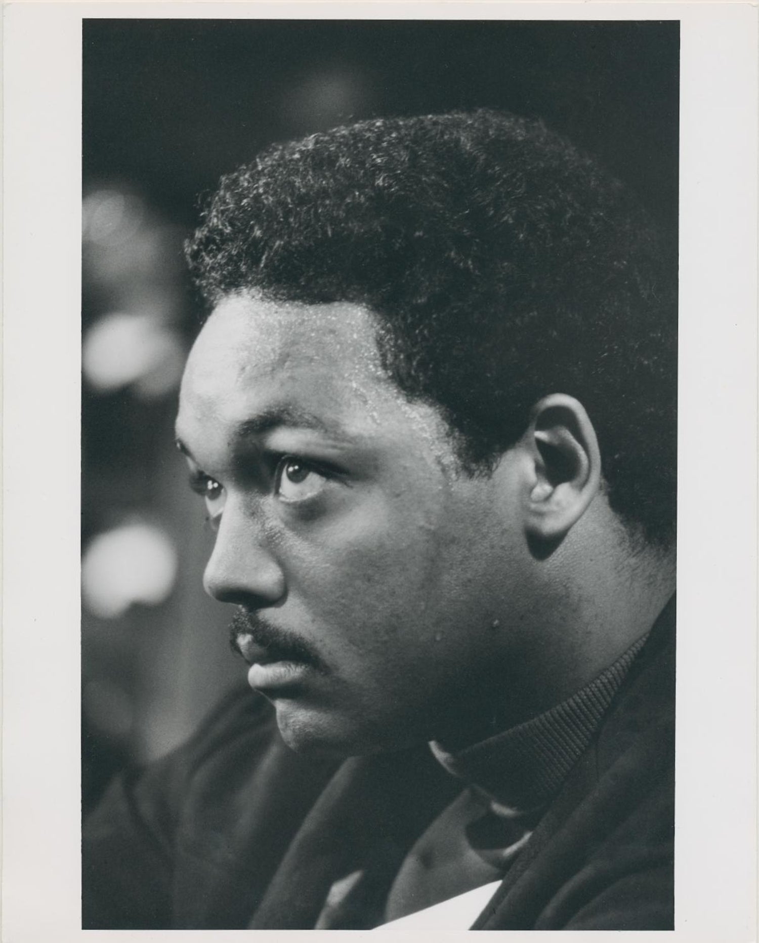 Vintage Print Silver Gelatin Signed Photograph Don King Boxing Promoter