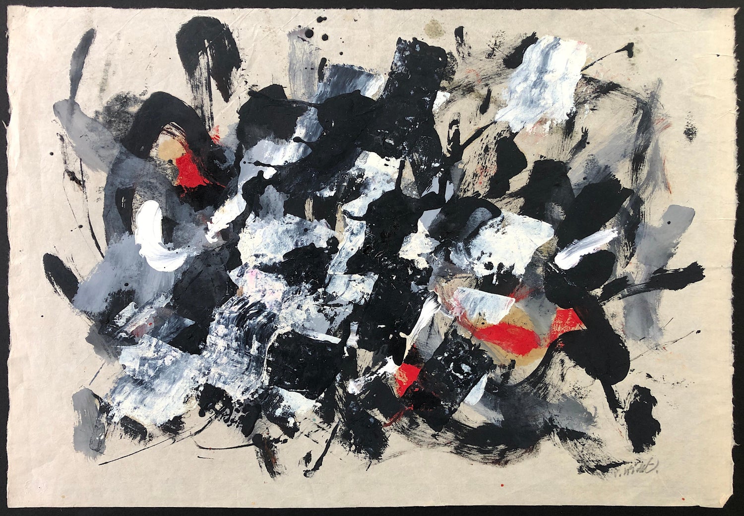 Abstract Pastel Crayon Drawing Color Abstract, Seasonal Letter John Von Wicht
