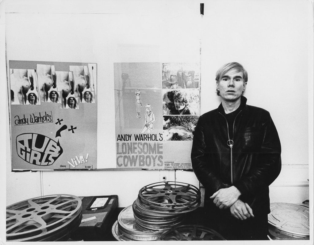 Gianfranco Gorgoni Vintage Photograph Andy Warhol in Leather Factory Photo Print