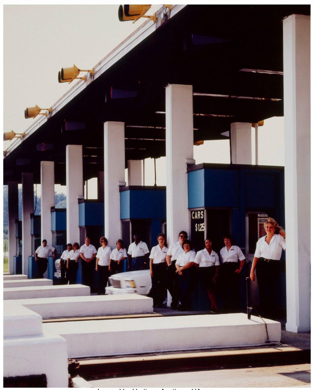 Neal Slavin Groups in America Color Photograph Photo Print Toll Booth Operators