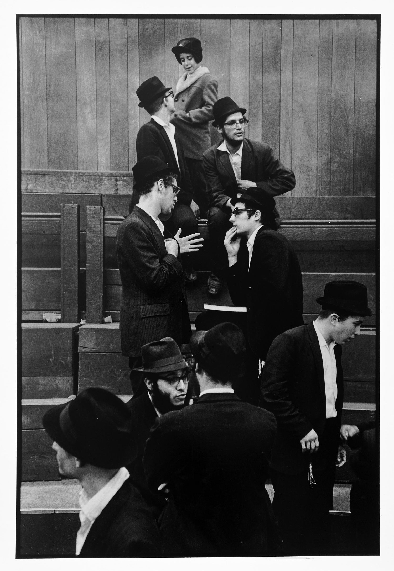 Dans le Quartier Hongrois de Mea Shearim, Jerusalem Vintage Silver Gelatin Print