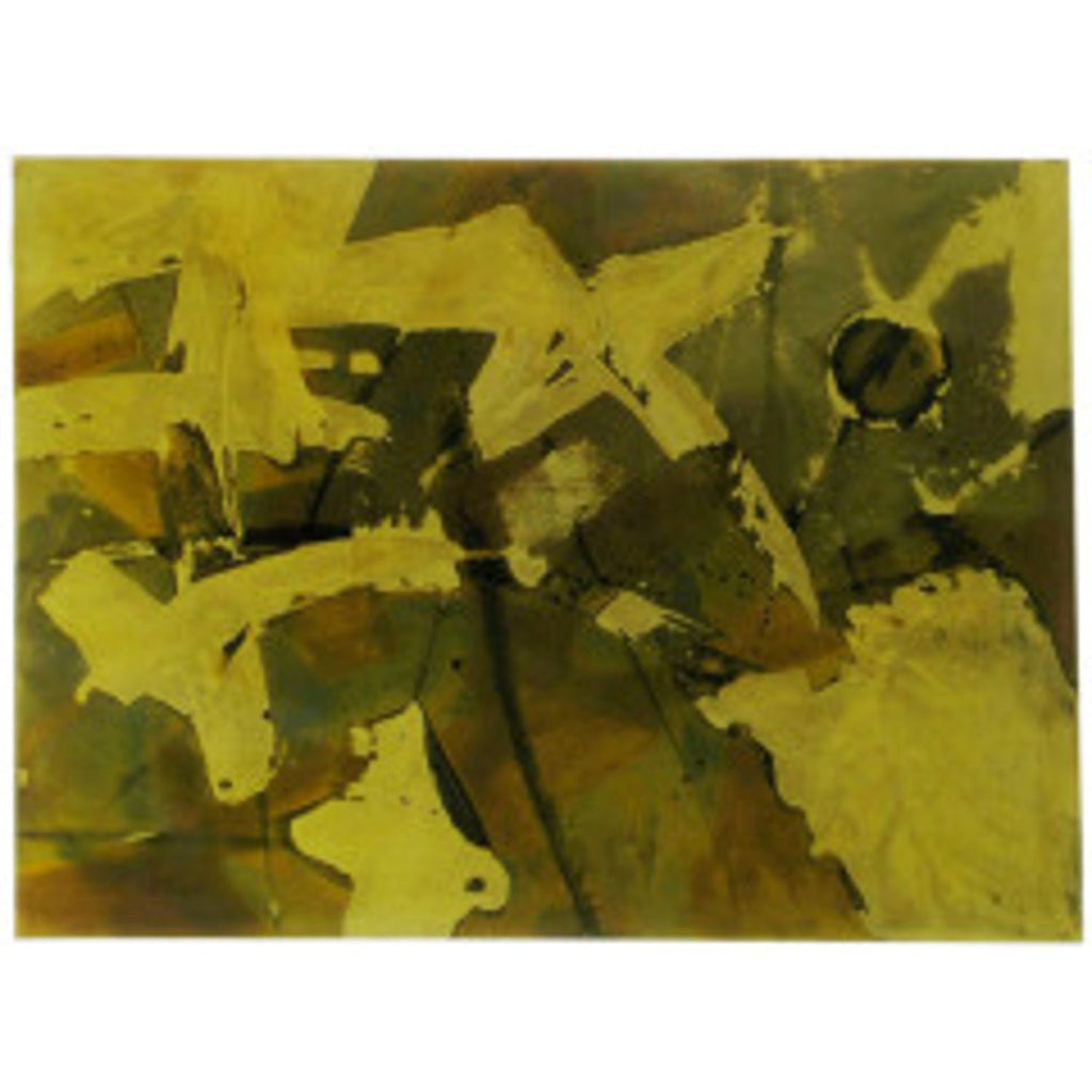 Patina & Silkscreen Painting on Steel Canadian Contemporary Art Marjan Eggermont